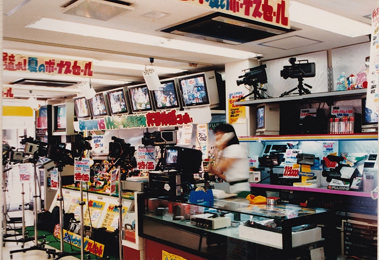 1984年7月 カメラのナニワ「心斎橋3号館」店内