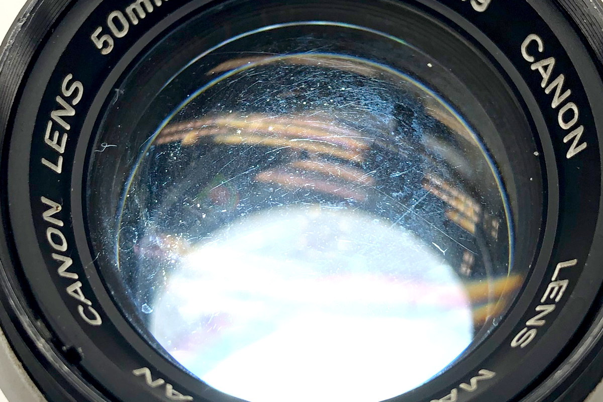 CANON LENS 50mm f:1.8 レンズ内にカビあり - レンズ(単焦点)