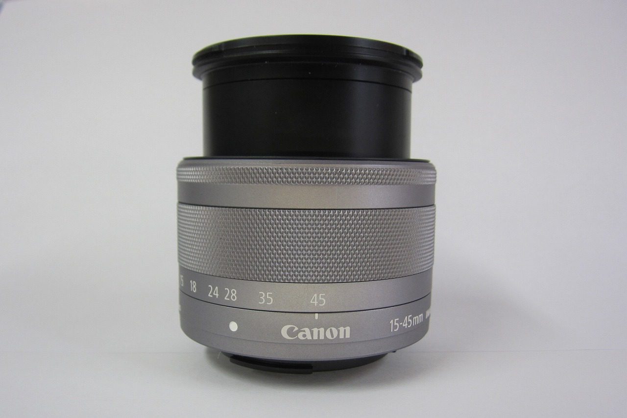 キナリ・ベージュ Canon 標準ズームレンズ EF-M15-45mm - レンズ(単焦点)