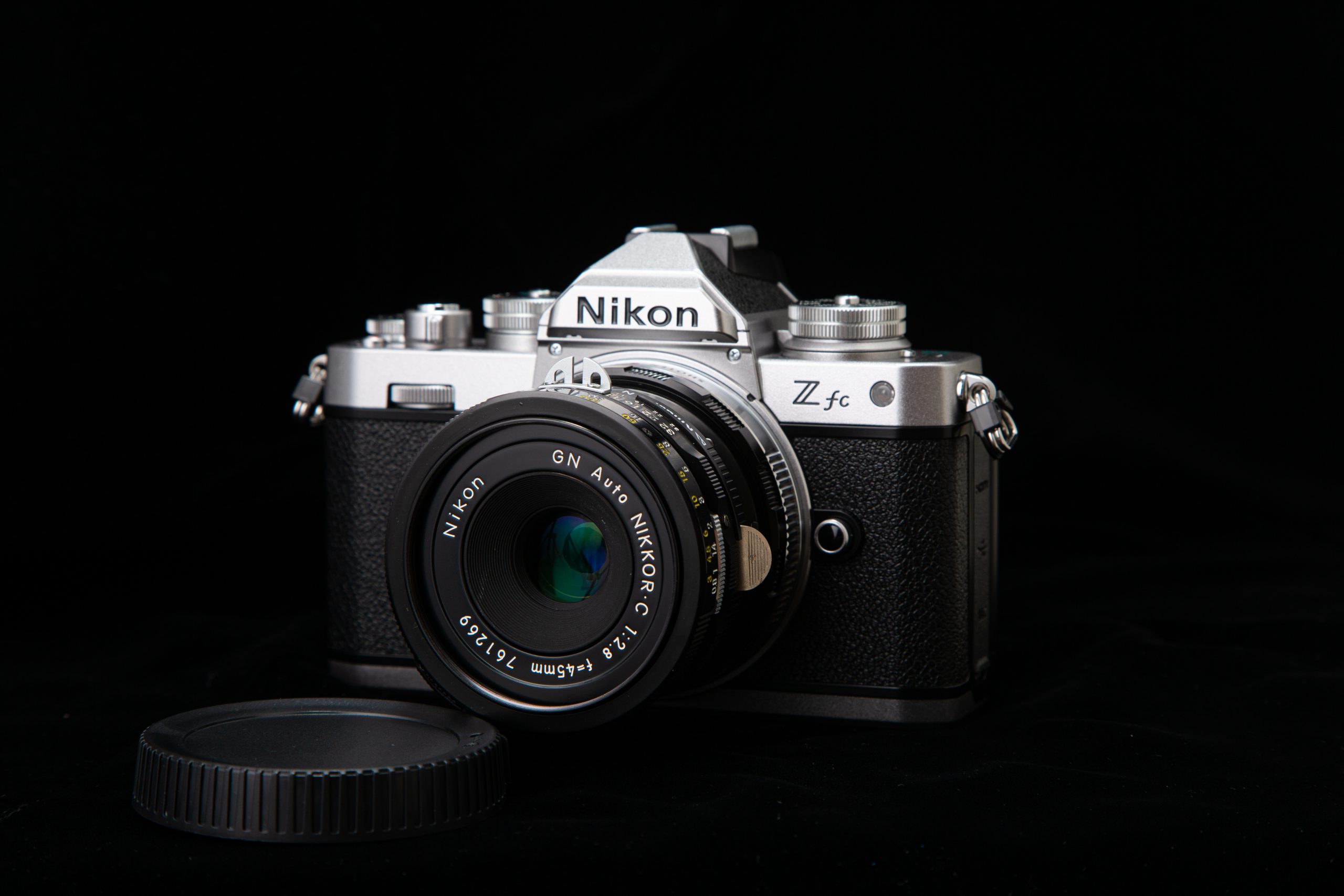 ニコン nikon gn 2.8 45 パンケーキレンズ ケース付き - カメラ
